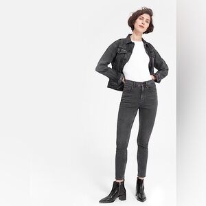 Everlane High Rise Gray Women's Skinny Jeans 26 Ankle